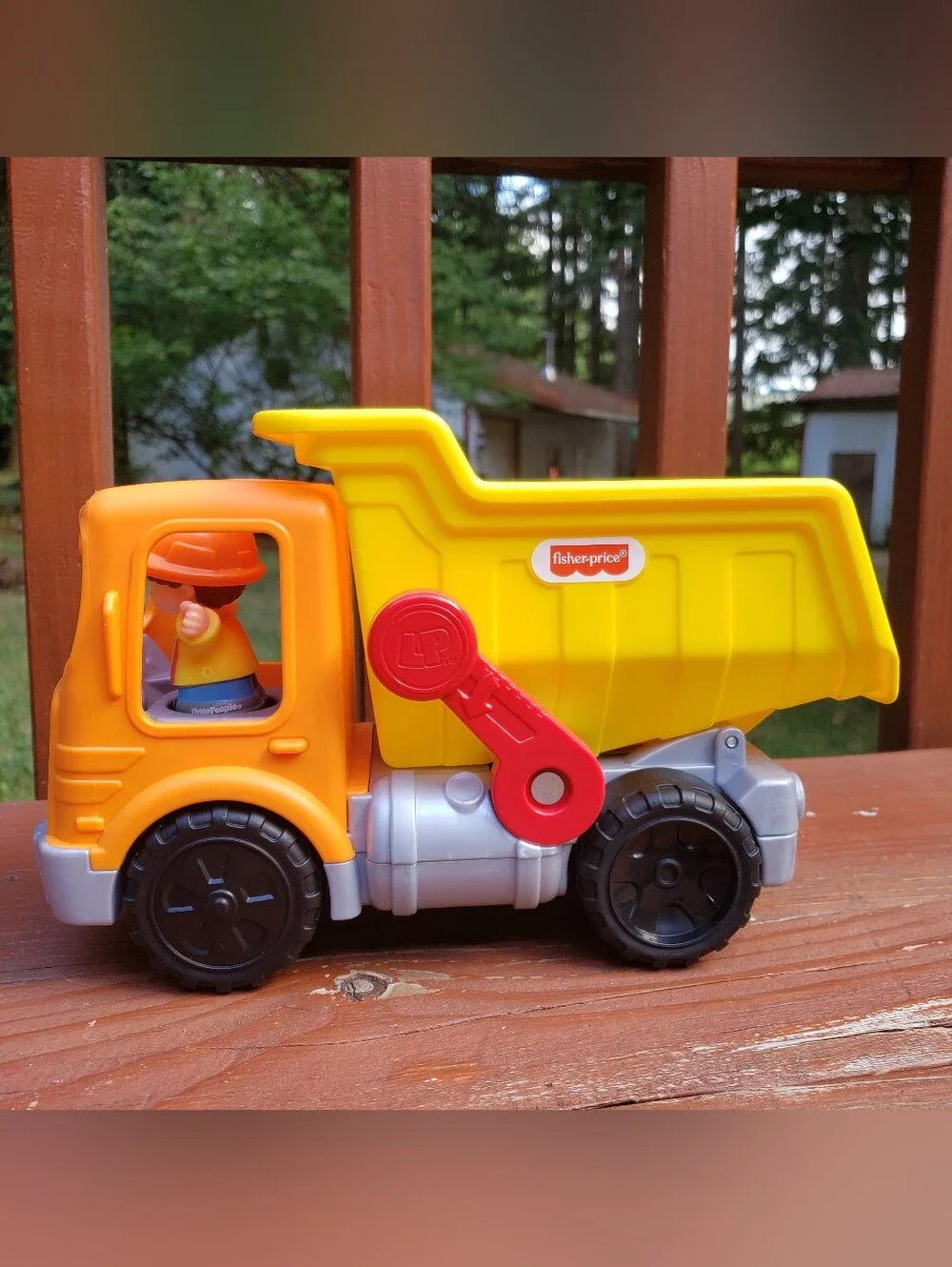 2019 Mattel Fisher-Price Little People Construction Man, Dump Truck & Rocks